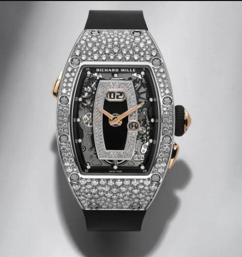 Richard Mille RM 037 Automatic All Diamonds Ladies Replica Watch RM037 LILASLEQUELLEC